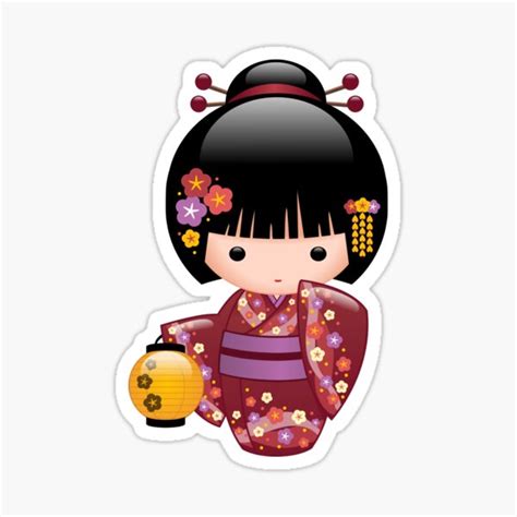 Natalia Linnik Shop Redbubble Kokeshi Dolls Kokeshi Japanese Sakura