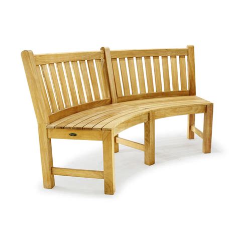 6 ft Buckingham Teak Bench Curved | Westminster Teak