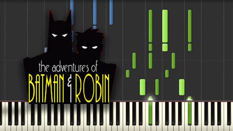 Adventures Of Batman And Robin Theme Song Piano Tutorial Synthesia