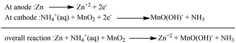 Commercial Cell Primary Cell And Secondary Cell Chemistry Notes