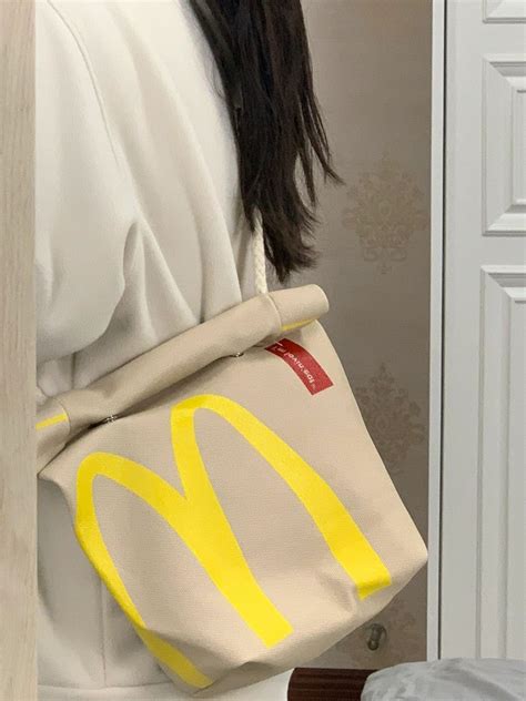 Mcdonalds Backpack Recycled Polyester Quirky Design Backpack Etsy