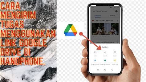 CARA MEMBUAT LINK UNTUK MENGUMPULKAN TUGAS DENGAN GOOGLE DRIVE LEWAT HP