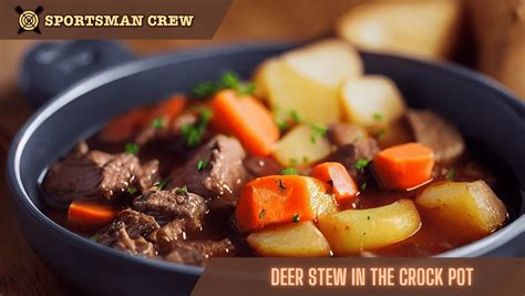 An Amazing Recipe For Deer Stew In The Crock Pot