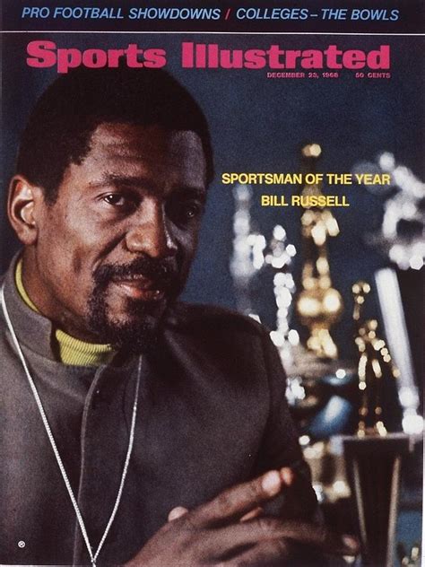 Boston Celtics Bill Russell 1968 Sportsman Of The Year Sports Illustrated Cover By Sports