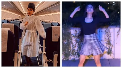 Indigo Air Hostess Who Danced To Manike Mage Hithe Signs Up For The