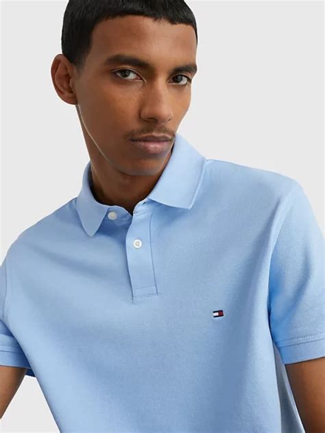 Buy Tommy Hilfiger 1985 Regular Fit Pique Polo Vessel Blue