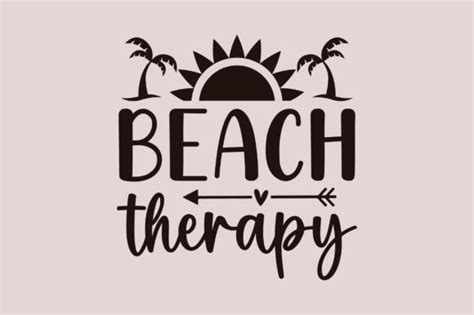 Beach Therapy Beach Svg Graphic By Riya Design Shop Creative Fabrica