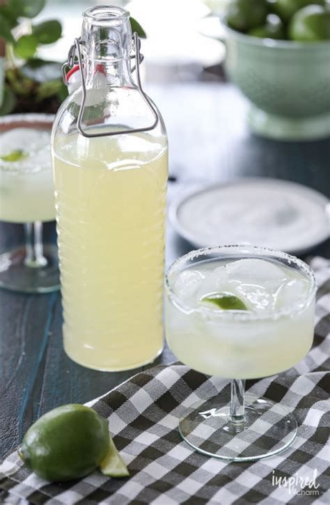 BEST Homemade Margarita Mix Recipe - just add tequila!!