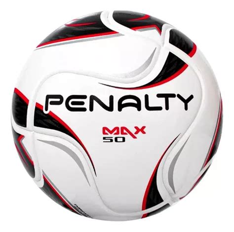 Bola De Futsal Max 50 Termotec Xxi Branca Preta Vermelha Penalty