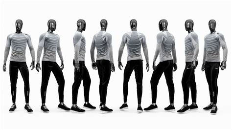 Male Sport Mannequin Collection 3D Model 199 Max Fbx Obj Free3D