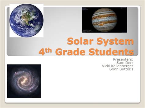 4th Grade Solar System Powerpoint