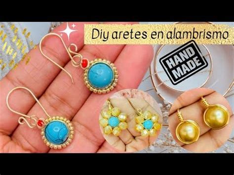 Diy aretes de bisutería en alambrismo para principiantes YouTube