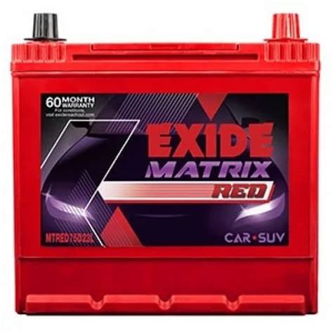 Exide Matrix Mtred D L Red Car Battery At Rs Kilpauk Chennai