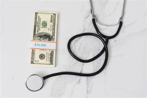 Healthcare Insurance And Economy Concept American Hundred Dollar