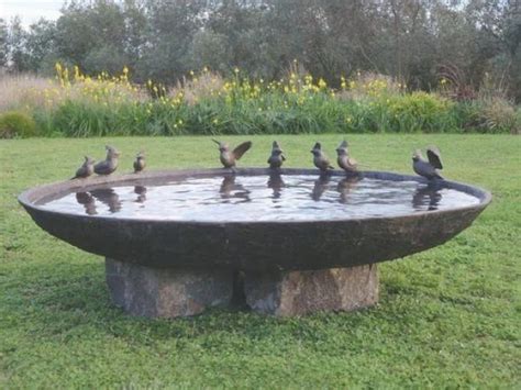 30 Cute Diy Bird Bath Ideas To Enhance Your Garden Modern Design