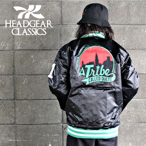 【楽天市場】headgear Classics ヘッドギア クラシック ア・トライブ・コールド・クエスト（a Tribe Called Quest） サテンジャケット アウター 大きいサイズ