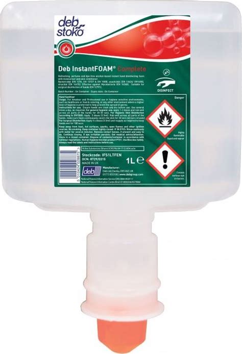 Deb Stoko Instantfoam Complete Desinfektion Refill 1000ml • Pris