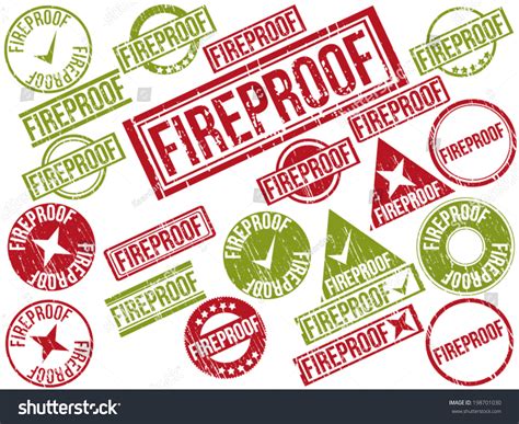 Collection 22 Red Grunge Rubber Stamps Stock Vector Royalty Free