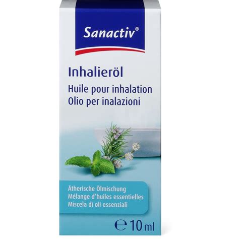 Sanactiv Inhalieröl Ätherische Ölmischung Migros