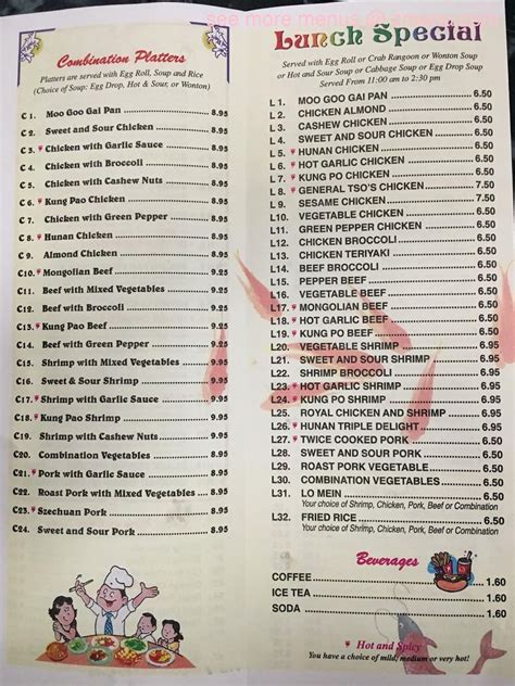 Menu At Peking Restaurant Danville Smoot Ave