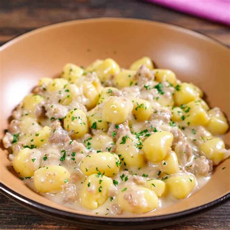 Gnocchi Salsiccia E Stracchino Ricetta Fatto In Casa Da Benedetta