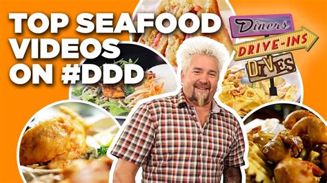 Top 20 Wildest DDD Seafood Videos With Guy Fieri Diners Drive Ins