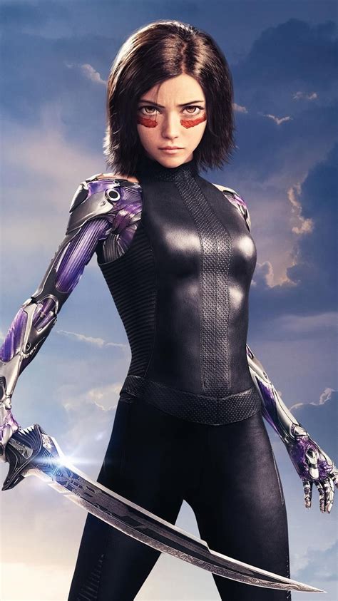 Alita Battle Angel Phone Wallpaper