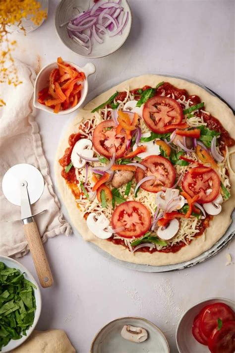 Veggie Pizza Splash Of Taste Vegetarian Recipes