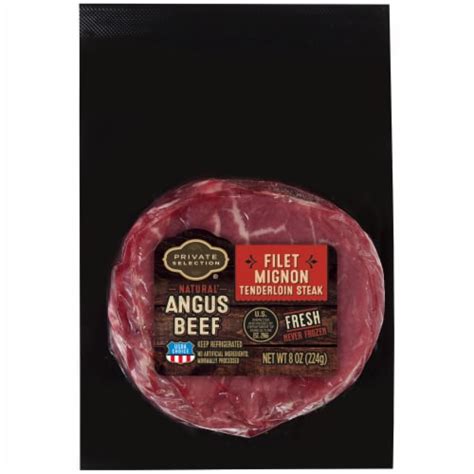 Private Selection® Angus Tenderloin Beef Steak 8 Oz Frys Food Stores