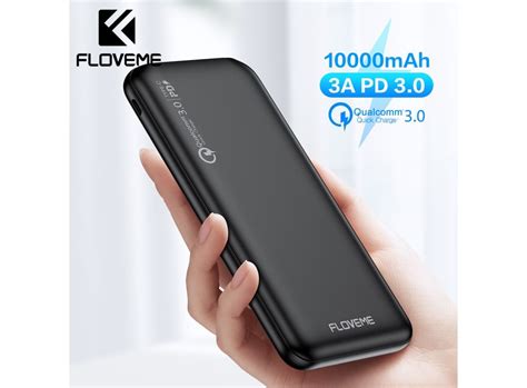 Power Bank 10000Mah PD 3 0 Fast 18W Powerbank 10000 Mah External Mobile