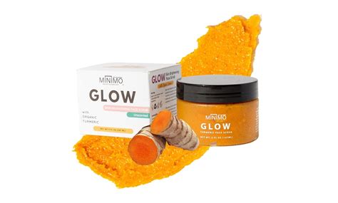 Minimo Skin Essentials Glow Turmeric Skin Brightening Face Scrub