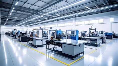 modern factory interior  machinery  equipment  manufacturing