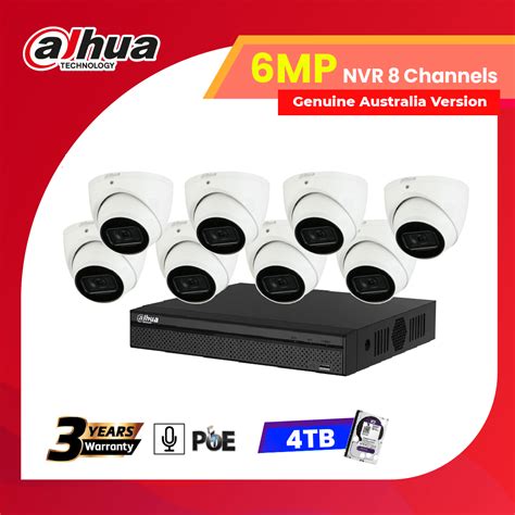 Dahua K Nvr Channels With Tb Hdd Pcs Mp Eyeball Wizsense Ip