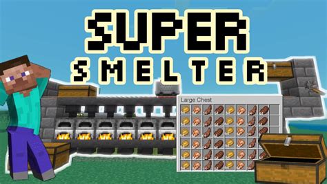 Super Smelter In Minecraft How To Make The Super Smelter In