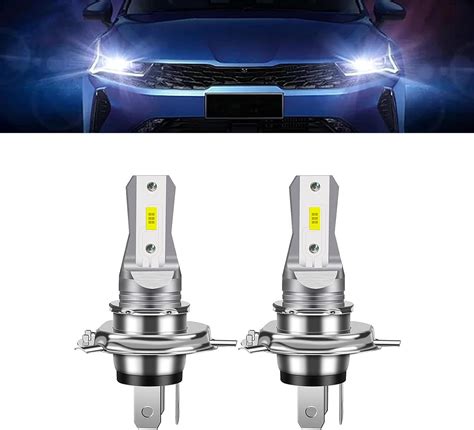 Amazon Yumfugu 2 PCS H4 Car Fog Light Bulb 1800LM 6000K Alloy