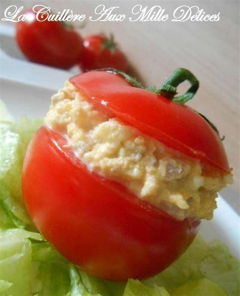 Tomates farcies au thon œuf dur Recette Ptitchef