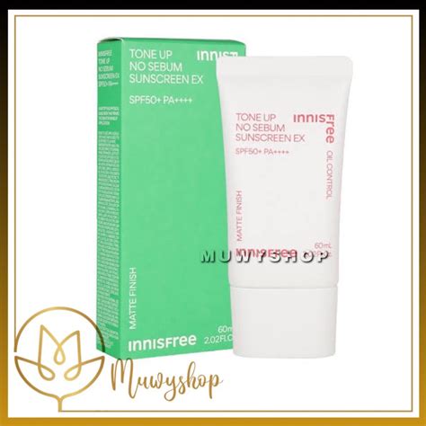 Jual Innisfree Tone Up No Sebum Sunscreen Ex Spf Pa Ml