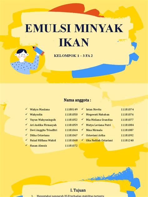 Kelompok 1 Tfsls 3fa2 Emulsi Minyak Ikan Pdf