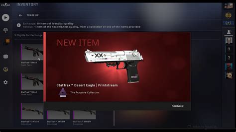 StatTrak And Non ST Printstream Deagle Trade Up YouTube