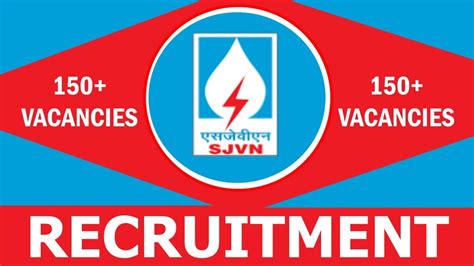 SJVN Recruitment 2023 New Notification Out For 150 Vacancies Check