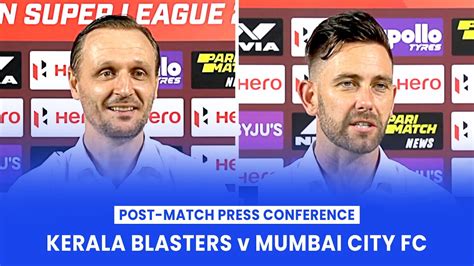 Ivan Vukomanovic And Des Buckingham Kbfc Vs Mcfc Post Match Press