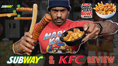 KFC SMASH D POTATO BOWL SUBWAY SIDEKICKS REVIEW YouTube