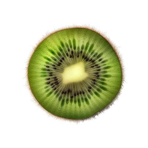 Premium AI Image Kiwi Fruit Transparent Isolated Background AI