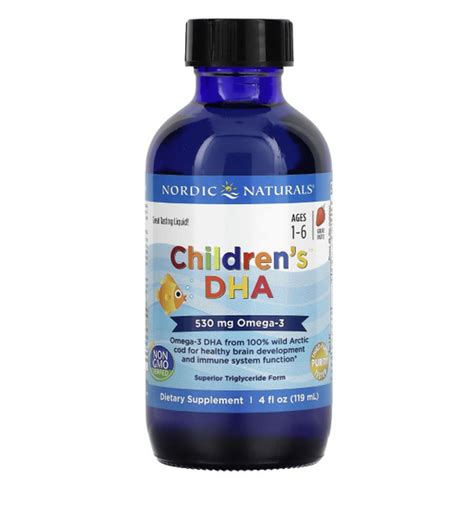Nordic Naturals, омега-3 для детей 530 мг, 119 мл - купить с доставкой ...