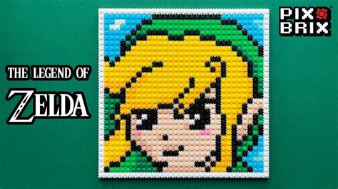 Link The Legend Of Zelda D Pixel Art Pix Brix Instructions Youtube