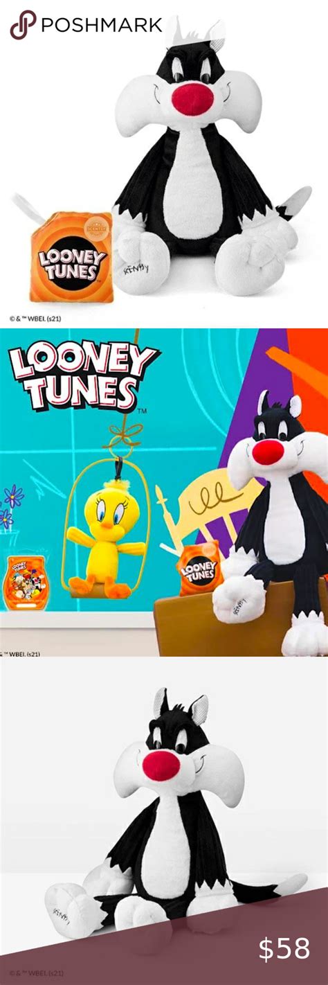 Scentsy Buddy Looney Tunes Sylvester Cat Plush Animal Scent Pack New