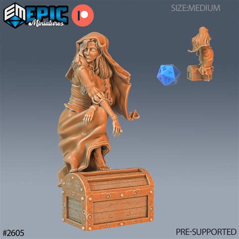 3d Printable Fortune Teller Treasure Blood Seer Evil Psychics