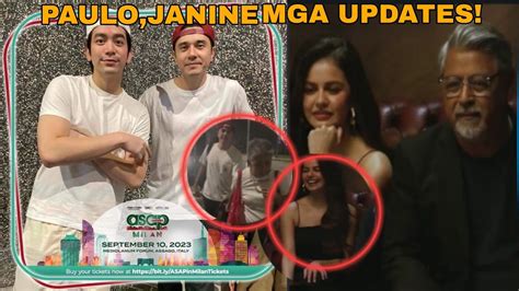 Janine Gutierrez And Paulo Avelino Mga Updates Paulo Ready Na For