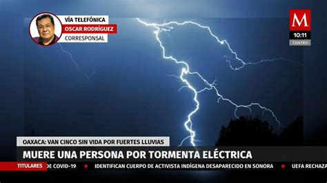 Muere Una Persona Por Tormenta El Ctrica En Oaxaca Grupo Milenio