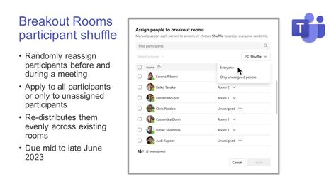 Teams Breakout Rooms participant shuffle - Super Simple 365